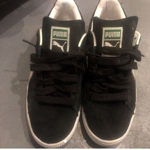 Puma Black Suede Shoes